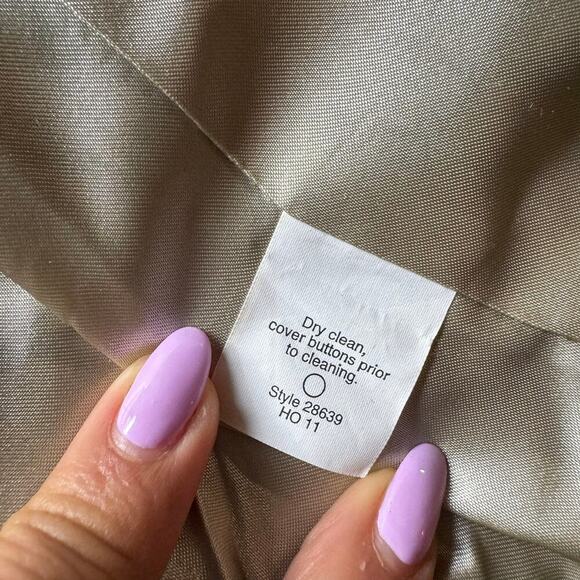 J Crew SchoolBoy Blazer Navy Blue Wool Gold Button Jacket Preppy SZ 0 - Picture 7 of 12